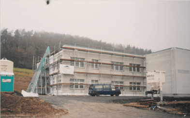 Bau aktuelles Firmengebäude