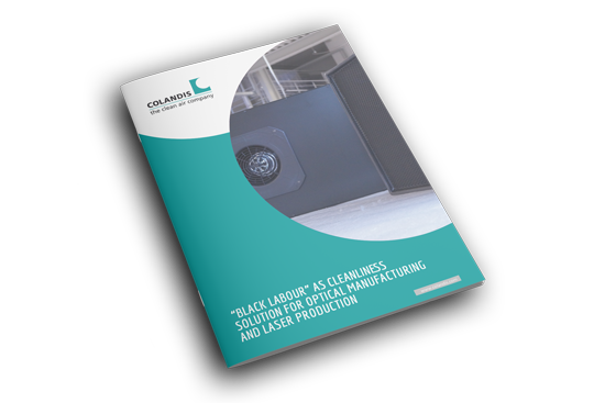 Black-Labour-Cleaniness-Solution-For-Optical-Manufaturing-And-Laser-Production-COLANDIS Black-Labour-Cleaniness-Solution-For-Optical-Manufaturing-And-Laser-Production-COLANDIS